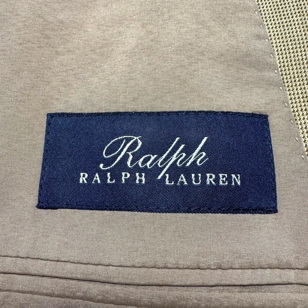 Ralph Ralph Lauren Blazer Mens 40R Brown‎ Check Wool Bamboo Rayon Sport Coat